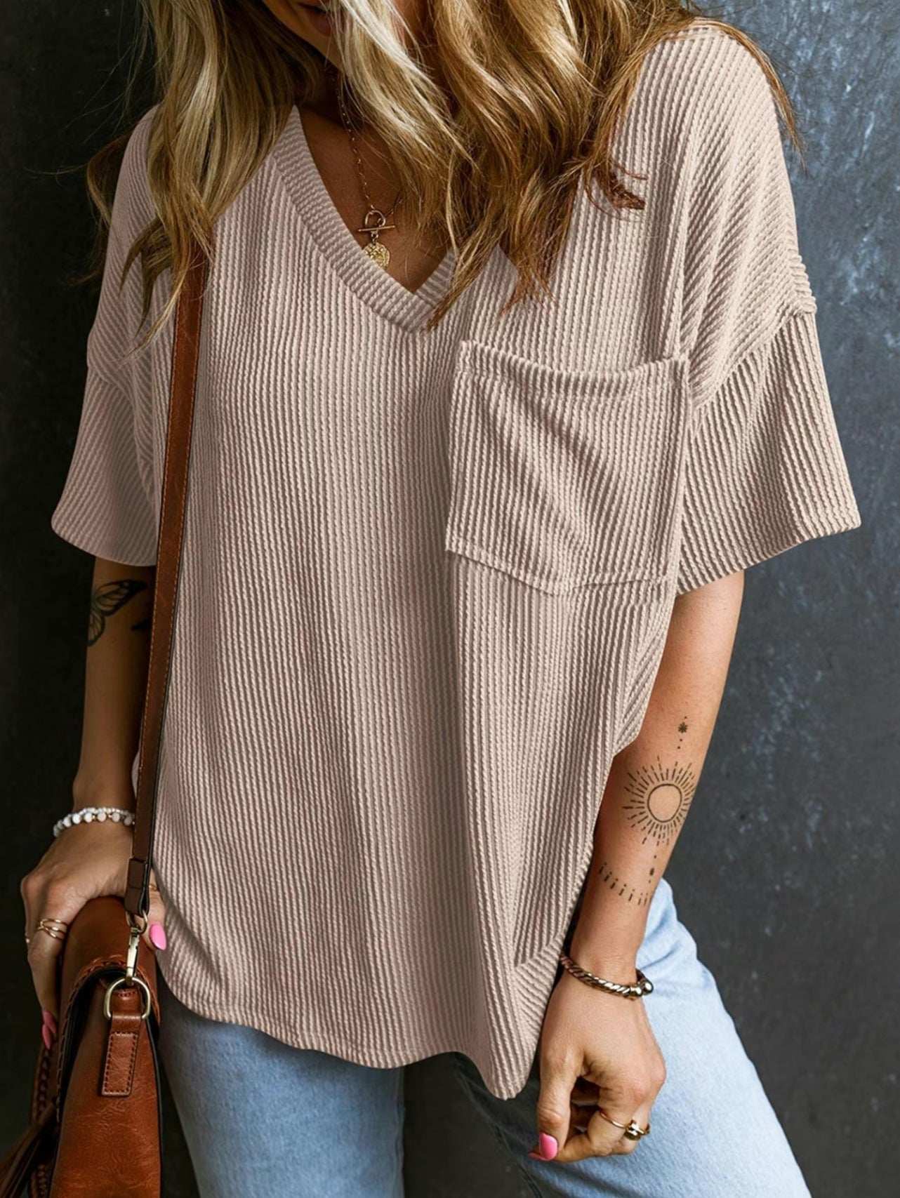 Hadley Ribbed Tee